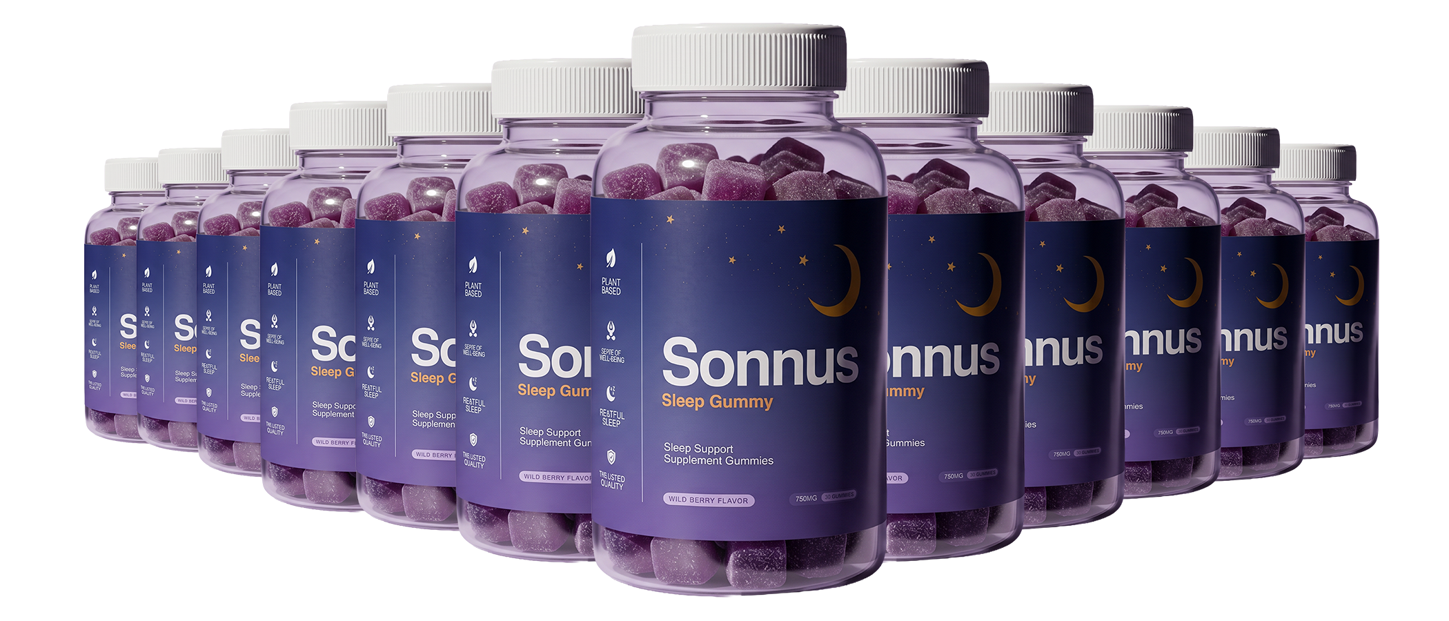 12 bottles of Sonnus Sleep Gummies